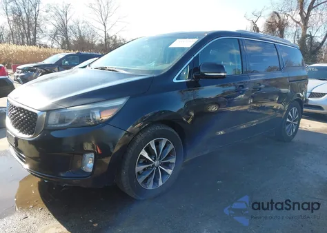 2016 Kia Sedona Sx z USA, uszkodzony, nr VIN KNDMC5C18G6132537